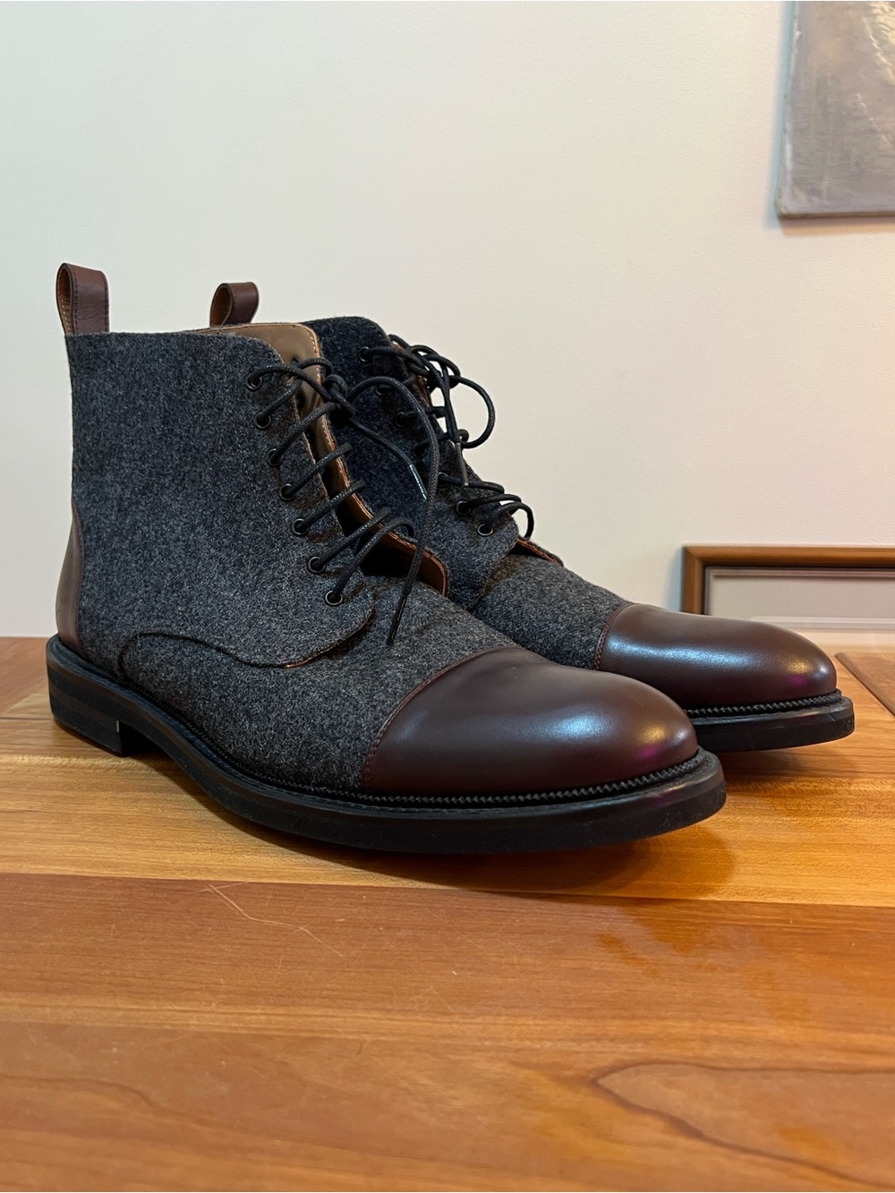 TAFT THE JACK IN GREY/OXBLOOD Men’s shoes size 46